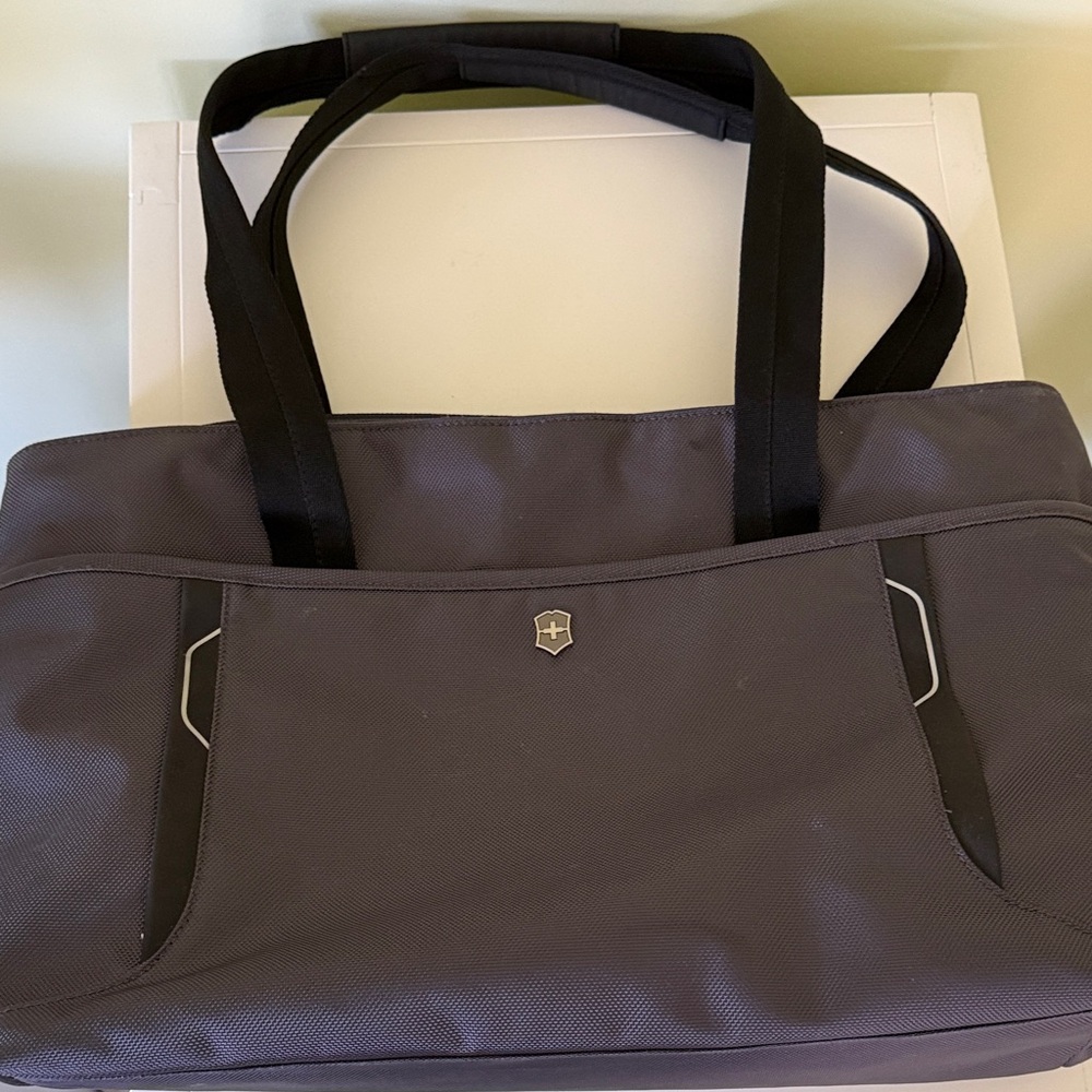 Victorinox Black and Gray Laptop Bag